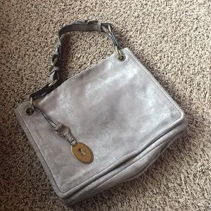 Fossil suede handbag 👜